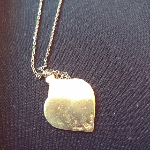 Sterling Silver Adjustable Necklace with Charm - Picture 4 of 4